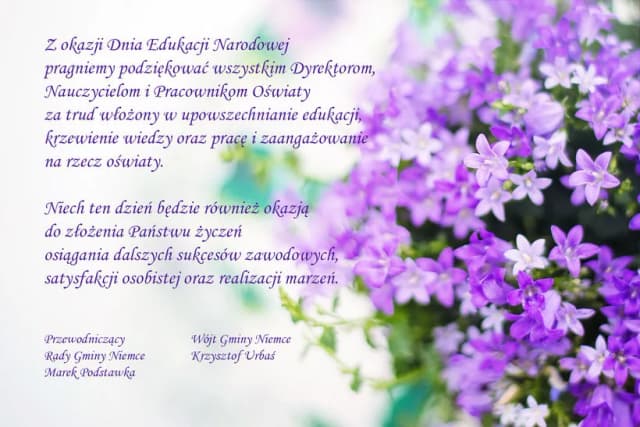 Wiersze na Dzień Edukacji Narodowej - wyraź wdzięczność nauczycielom Wiersze na Dzień Edukacji Narodowej - wyraź wdzięczność nauczycielom