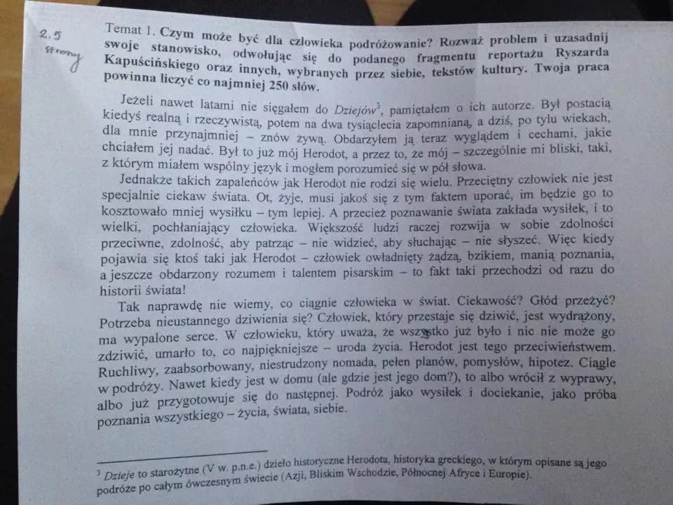 Czym może być dla człowieka podróżowanie? Przykłady z literatury Czym może być dla człowieka podróżowanie? Przykłady z literatury