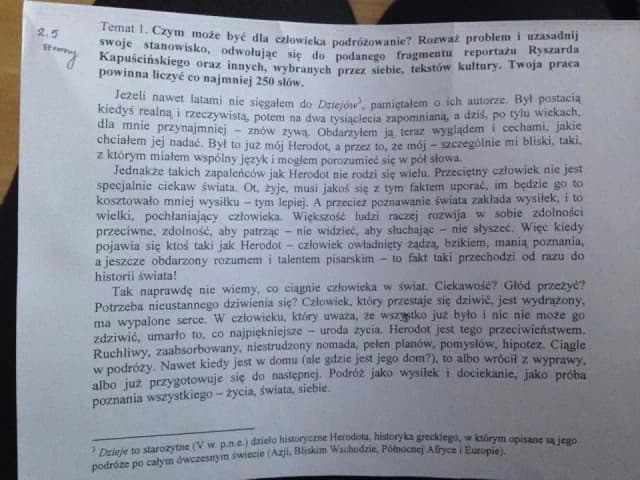 Czym może być dla człowieka podróżowanie? Przykłady z literatury Czym może być dla człowieka podróżowanie? Przykłady z literatury