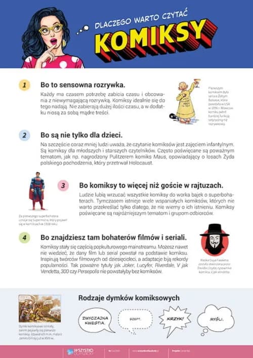 Dlaczego warto czytać komiksy? Odkryj ich niezwykłe korzyści Dlaczego warto czytać komiksy? Odkryj ich niezwykłe korzyści